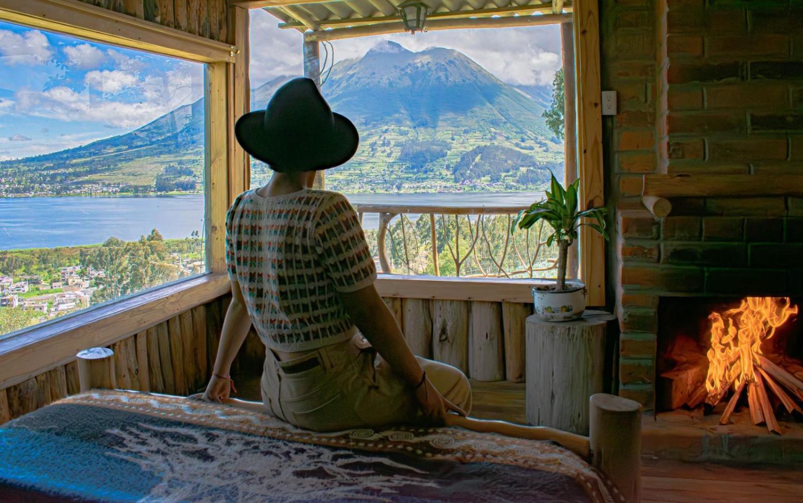 Cabanas Y Glampings Balcon Del Lago Otavalo Esterno foto